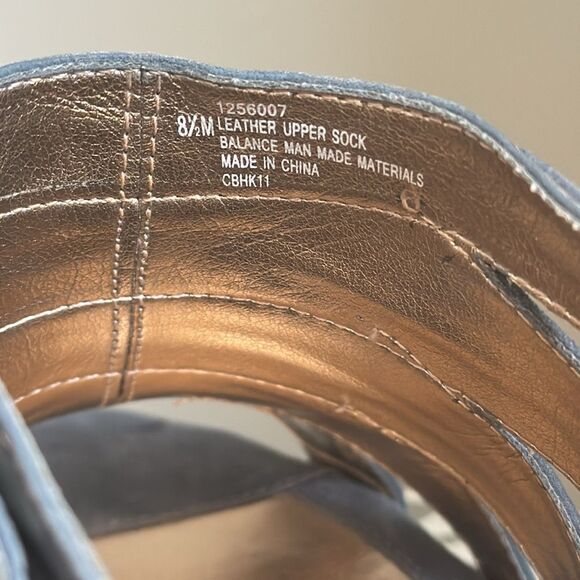 Sofft Blue Wedge Sandals - Picture 6 of 14